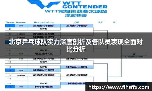 北京乒乓球队实力深度剖析及各队员表现全面对比分析